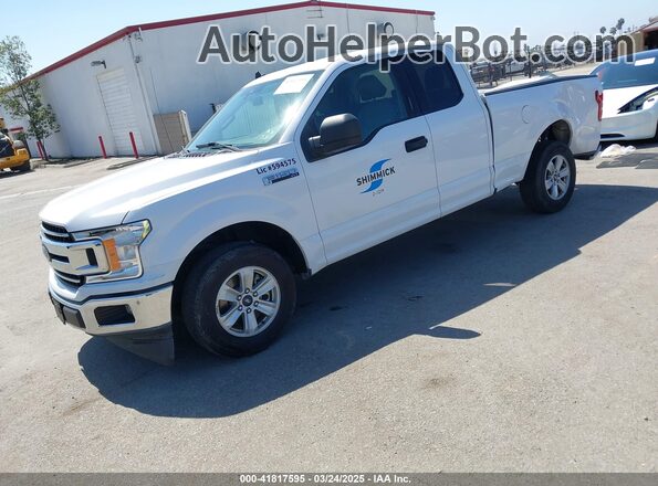 1FTEX1CP6LKE11573 2020 FORD F150 White Առջևի ձախ երեք քառորդ տեսարան
