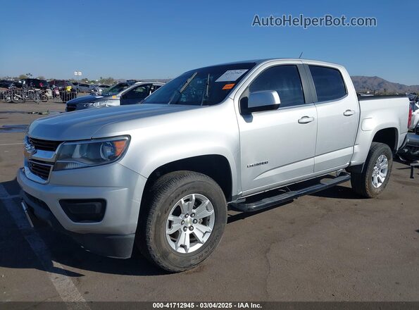 1GCGSCEN7K1117134 2019 CHEVROLET COLORADO Silver Առջևի ձախ երեք քառորդ տեսարան