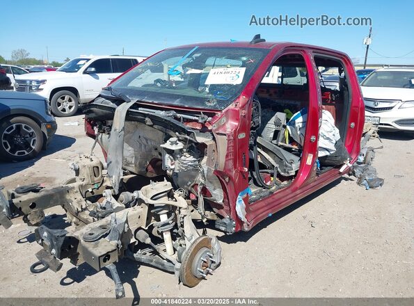 1GCUYEED3MZ180949 2021 CHEVROLET SILVERADO Бордовый Вид спереди