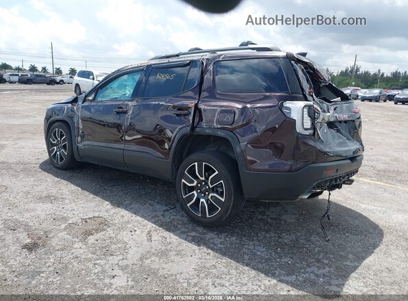 1GKKNRL49MZ176208 2021 GMC ACADIA Brown Հետևի ձախ