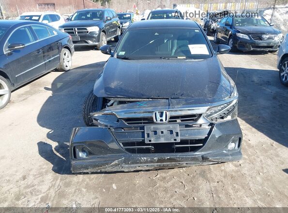1HGCV1F32MA094129 2021 HONDA ACCORD Black Вид щитка приладів