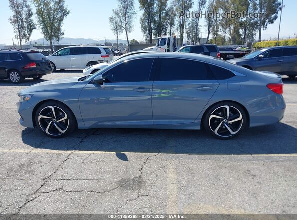 1HGCV1F39NA064496 2022 HONDA ACCORD Blue Սալոնի 360 աստիճան տեսք