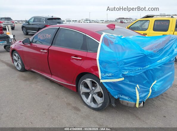 1HGCV2F9XLA010745 2020 HONDA ACCORD Red Rear left