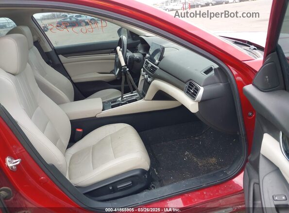 1HGCV2F9XLA010745 2020 HONDA ACCORD Red Front interior view