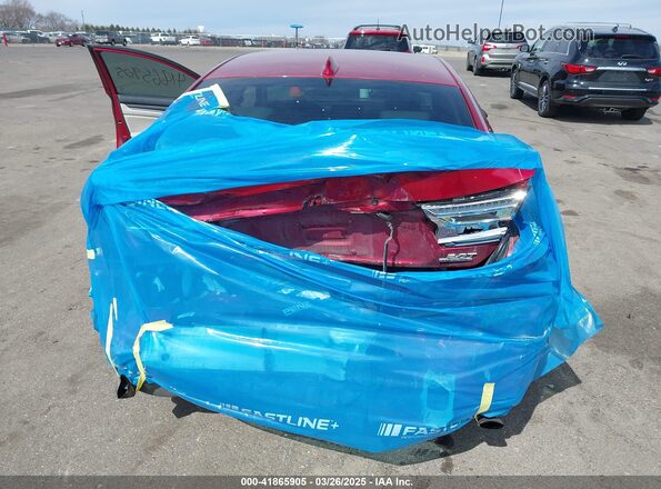 1HGCV2F9XLA010745 2020 HONDA ACCORD Red Front view