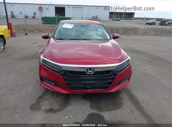 1HGCV2F9XLA010745 2020 HONDA ACCORD Red Instrument cluster view