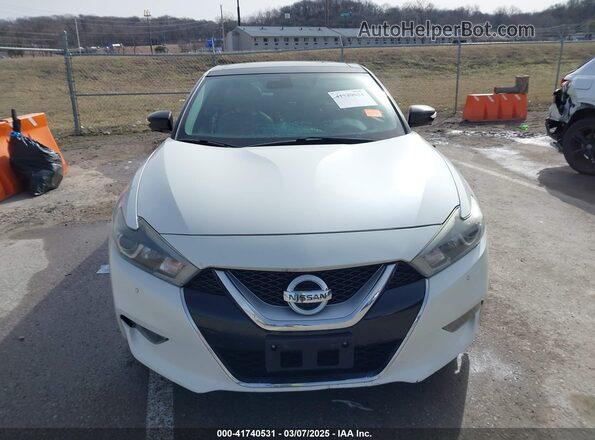 1N4AA6AP5GC397980 2016 NISSAN MAXIMA White Instrument cluster view