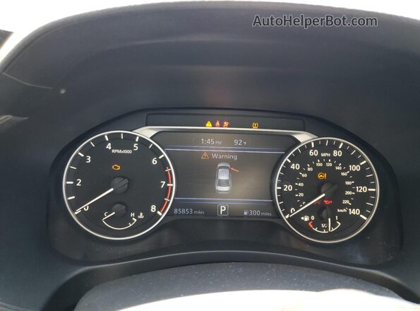 1N4BL4BV7LC233592 2020 NISSAN ALTIMA Gray ხელსაწყოთა პანელის ხედი