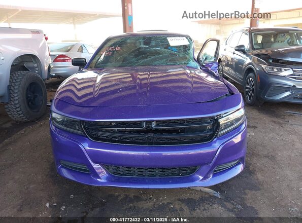 2C3CDXBG4PH656281 2023 DODGE CHARGER Blue Vista del salpicadero