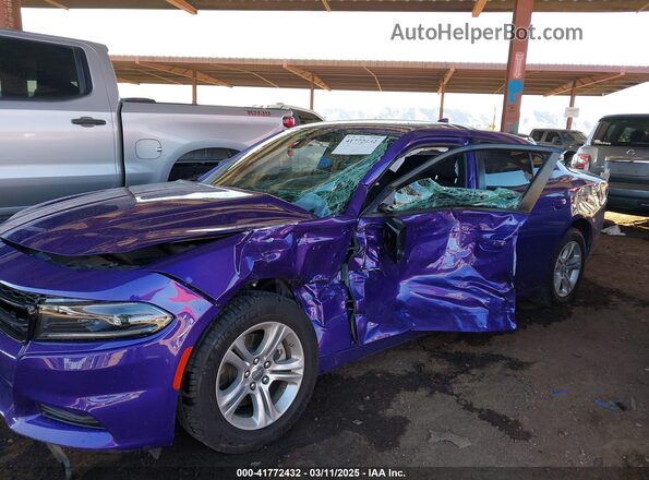 2C3CDXBG4PH656281 2023 DODGE CHARGER Blue Vista frontal