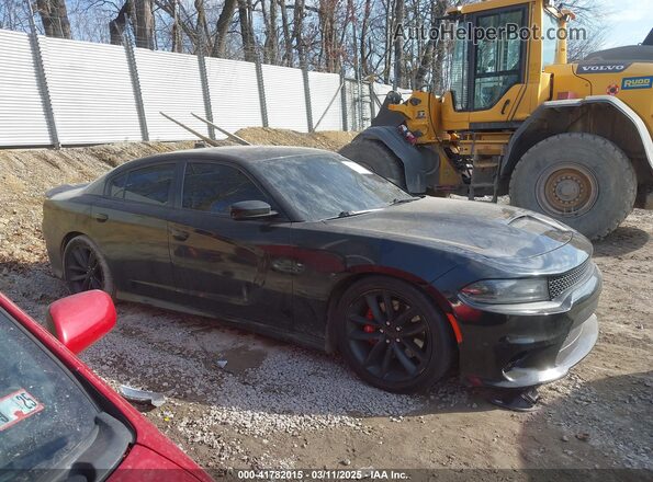 2C3CDXGJ7HH551854 2017 DODGE CHARGER Black უკანა სალონის ხედი