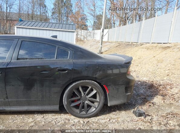 2C3CDXGJ7HH551854 2017 DODGE CHARGER Black წინა პანელის ხედი