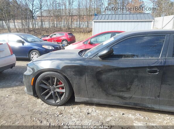 2C3CDXGJ7HH551854 2017 DODGE CHARGER Black წინა ხედი