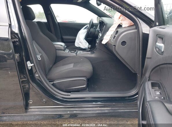 2C3CDXHG7MH625643 2021 DODGE CHARGER Black Widok wnętrza z przodu