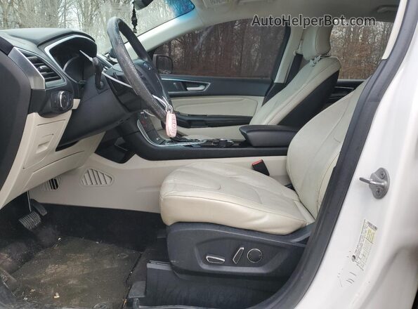 2FMPK3K89GBB67457 2016 FORD EDGE White Սալոնի դիմացի տեսք