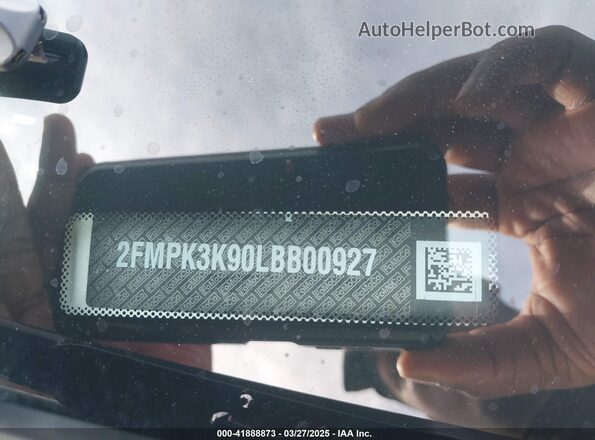 2FMPK3K90LBB00927 2020 FORD EDGE White Շարժիչի բաժամունքի տեսք