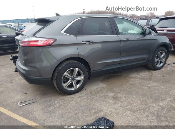 2FMPK4J99MBA20468 2021 FORD EDGE Gray Trasero derecho