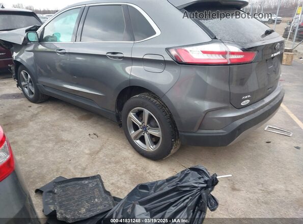 2FMPK4J99MBA20468 2021 FORD EDGE Gray Trasero izquierdo