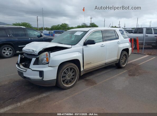2GKALLEK7G6279461 2016 GMC TERRAIN Белый Передняя левая четверть