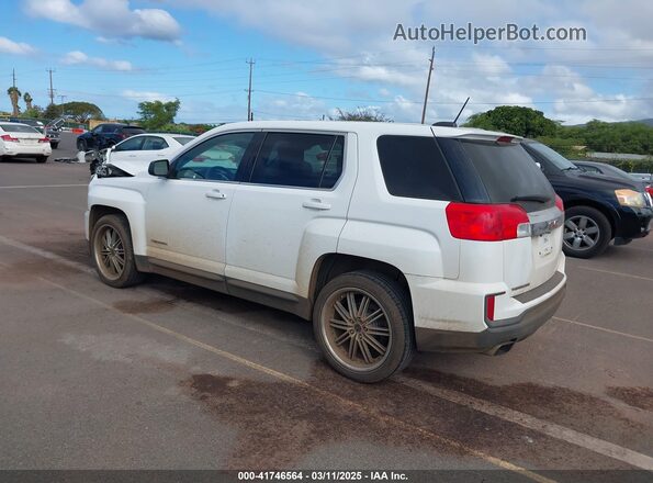 2GKALLEK7G6279461 2016 GMC TERRAIN Белый Задняя левая четверть