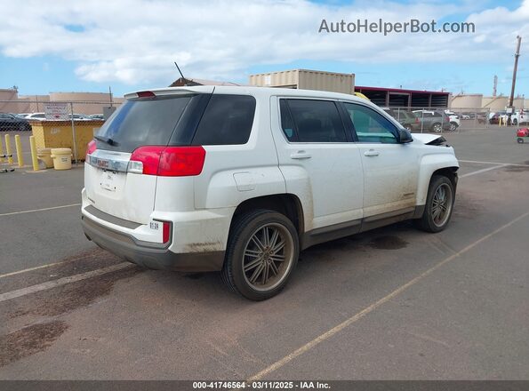 2GKALLEK7G6279461 2016 GMC TERRAIN Белый Задняя правая четверть