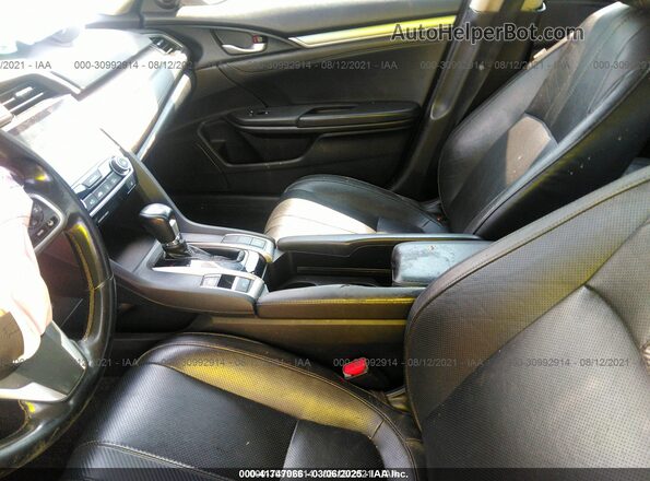 2HGFC1F94GH637445 2016 HONDA CIVIC Black Սալոնի դիմացի տեսք