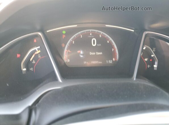 2HGFC2F86LH518982 2020 HONDA CIVIC Red Սարքավորումների վահանակի տեսք