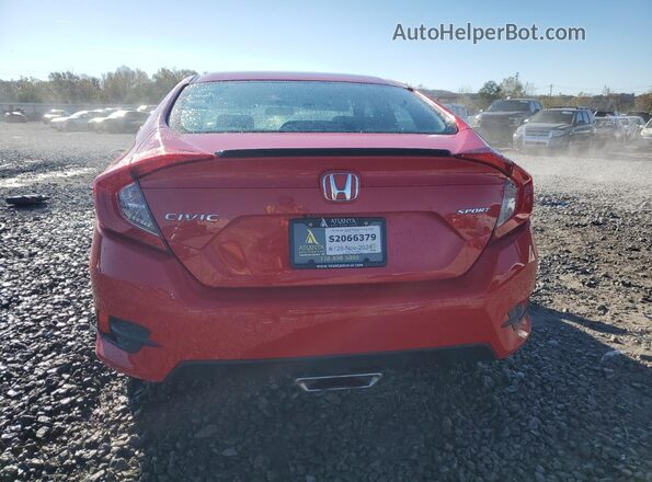 2HGFC2F86LH518982 2020 HONDA CIVIC Red Հետևի տեսք