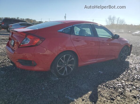 2HGFC2F86LH518982 2020 HONDA CIVIC Red Հետևի աջ