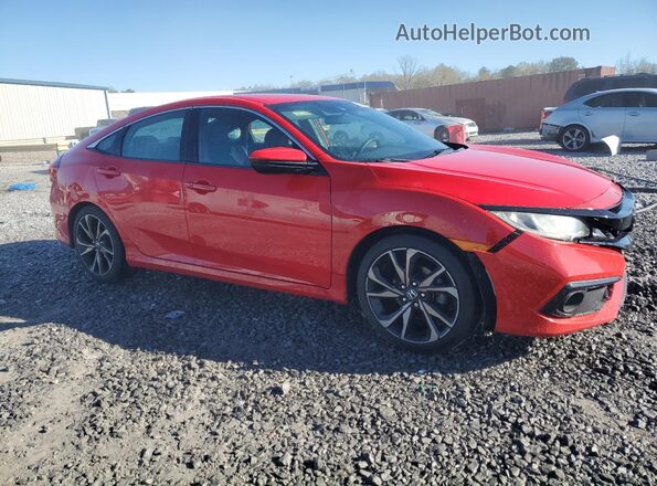 2HGFC2F86LH518982 2020 HONDA CIVIC Red Առջևի աջ