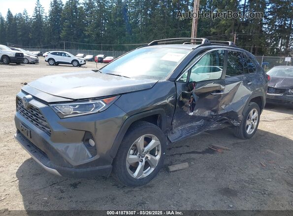 2T3D6RFV7MW022053 2021 TOYOTA LIMITED Gray წინა მარცხენა ხედი სამი მეოთხედიდან