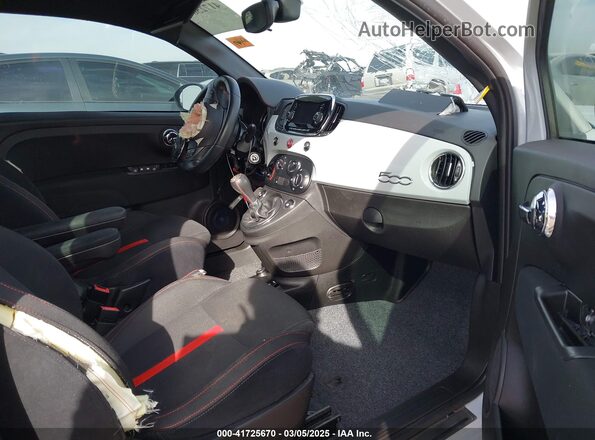 3C3CFFFH6HT556442 2017 FIAT 500 Серый Вид салона спереди