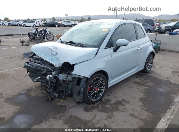 3C3CFFFH6HT556442 2017 FIAT 500 Серый Передняя левая четверть
