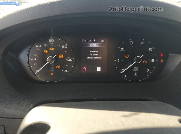 3C6LRVDG8NE134557 2022 RAM PROMASTER White Instrument cluster view