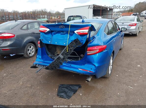 3FA6P0HD8LR138893 2020 FORD FUSION Blue წინა ხედი