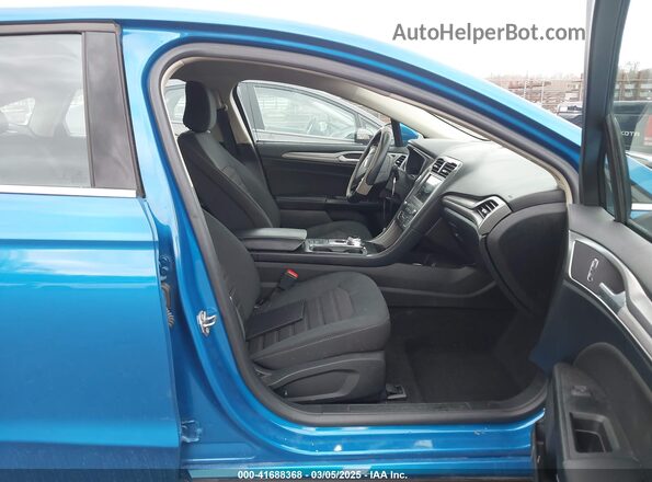 3FA6P0HD8LR138893 2020 FORD FUSION Blue წინა სალონის ხედი