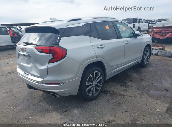 3GKALSEX0LL135648 2020 GMC TERRAIN Серебряный Задняя правая четверть