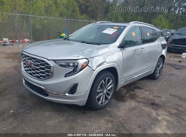 3GKALSEX0LL135648 2020 GMC TERRAIN Серебряный Передняя левая четверть