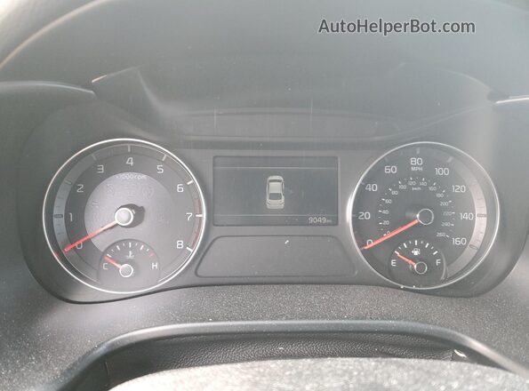 3KPF24AD0PE666743 2023 KIA FORTE Orange Vista del cuadro de instrumentos