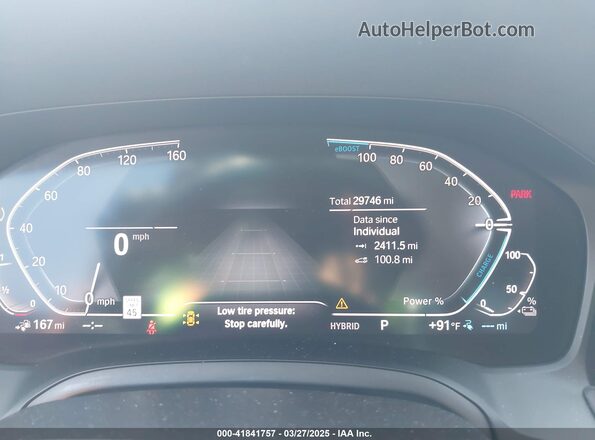 3MW5P7J05N8C66097 2022 BMW 3 SERIES Gray Հետևի նստատեղերի տեսք