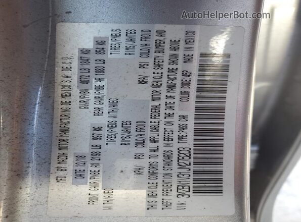 3MZBN1V31JM276203 2018 MAZDA 3 Silver Engine compartment view