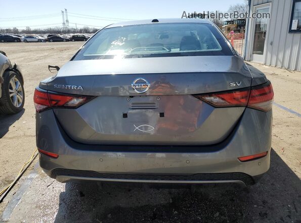 3N1AB8CV4MY306105 2021 NISSAN SENTRA Gray Вид ззаду