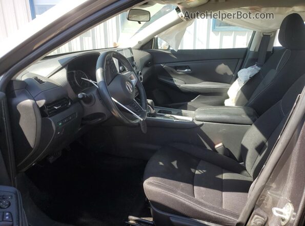 3N1AB8CV4MY306105 2021 NISSAN SENTRA Gray Вид салону спереду