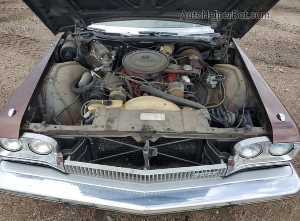 4P67U3X118866 1973 BUICK ELECTRA Коричневый Вид задней части салона