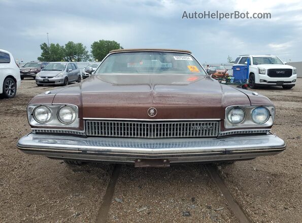 4P67U3X118866 1973 BUICK ELECTRA Коричневый Вид спереди