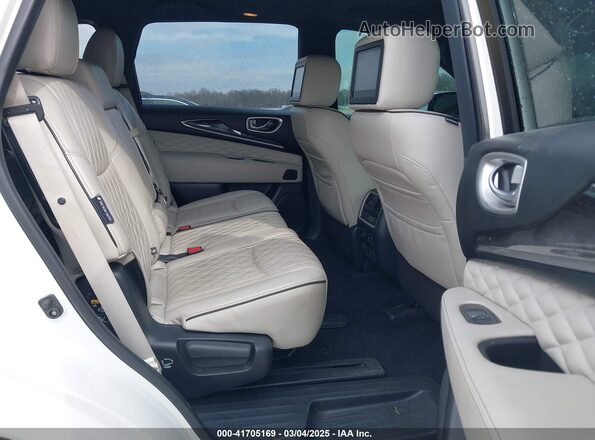 5N1DL0MM3KC513438 2019 INFINITI QX60 White Widok naklejki z numerem VIN