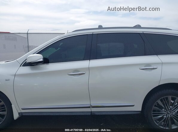 5N1DL0MM3KC513438 2019 INFINITI QX60 White Widok wnętrza 360 stopni