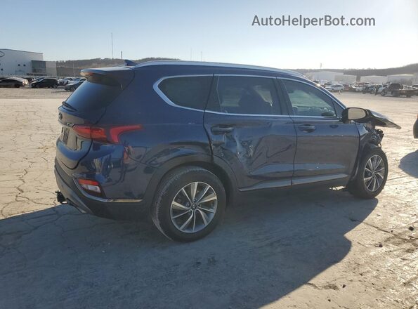 5NMS53ADXLH264974 2020 HYUNDAI SANTA Blue Trasero derecho