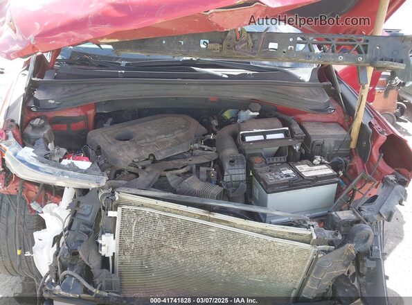 5NMS5CAD4KH039545 2019 HYUNDAI SANTA FE Red Rear view