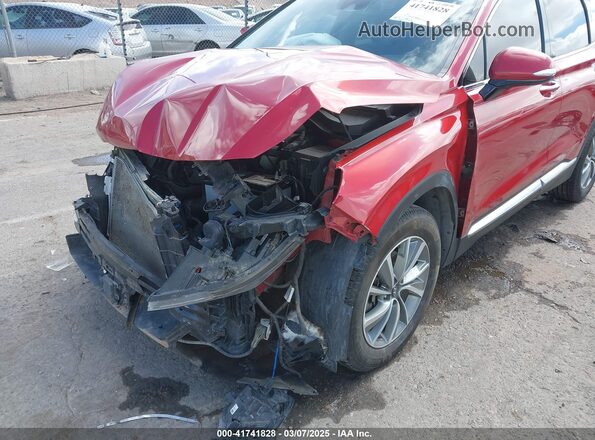 5NMS5CAD4KH039545 2019 HYUNDAI SANTA FE Red 